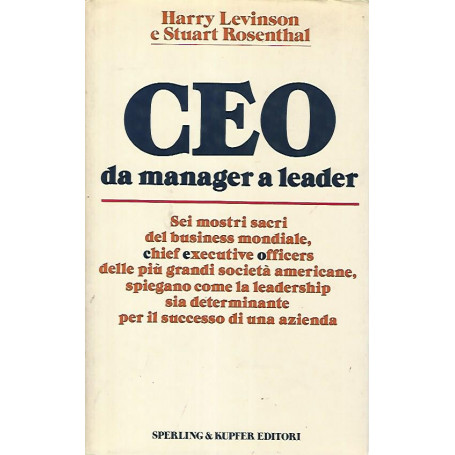 CEO da manager a leader