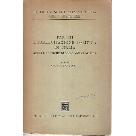 Partiti e partecipazione politica in Italia