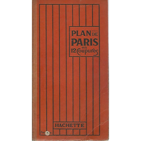 Plan de Paris en 12 coupures