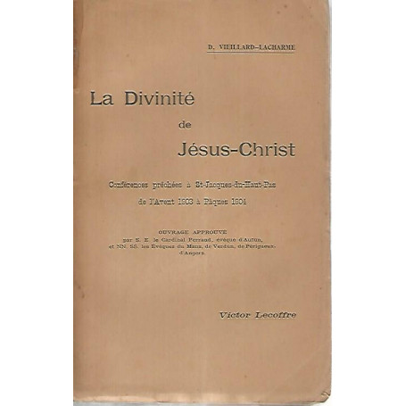 La divinitè de Jesus Christ