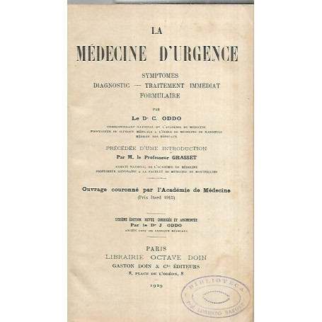 La medecine d'urgence