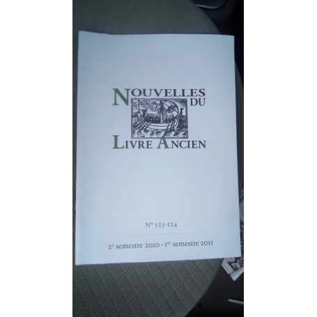 nouvelles du livre ancien n 123-124