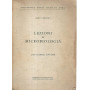 Lezioni di microbiologia. Anno accademico 1967-1968