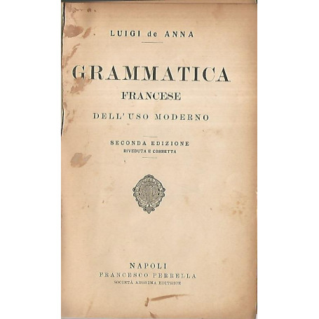 Grammatica francese dell'uso moderno