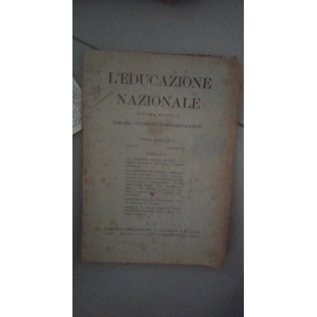 l educazione nazionale