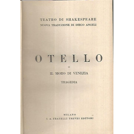 Otello o il moro di Venezia