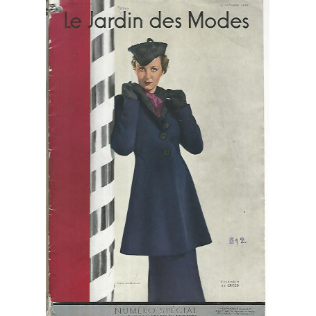 Le jardin des modes. 15 octobre 1936