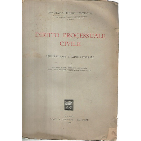 Diritto processuale civile. 1 introduzione e parte generale