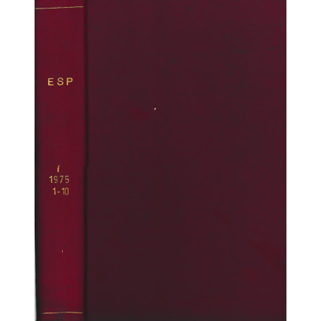 ESP. Parapsicologia e fenomeni dell'insolito. Anno I° (10 fascicoli anno 1975 completo)