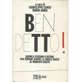 Ben detto!