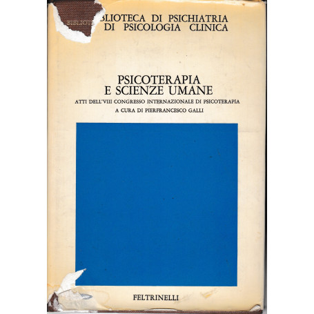 Psicoterapia e scienze umane. Atti dell'VIII congresso internazionale di psicoterapia