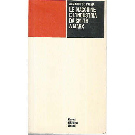 Le macchine e l'industria da Smith a Marx