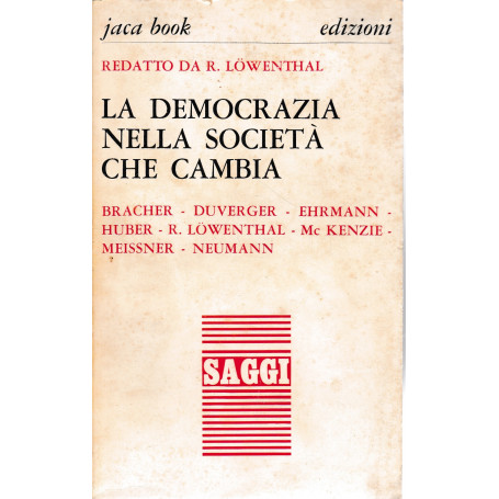 La Democrazia nella società che cambia