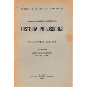 Historia philosophiae 1. Philosophia antiqua