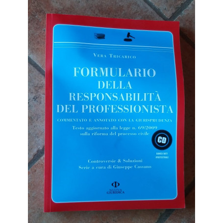 Formulario della responsabilita' del professionista