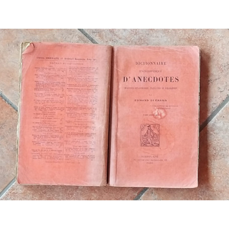 Dictionnaire encyclopedique d'anecdotes  Tomo secondo