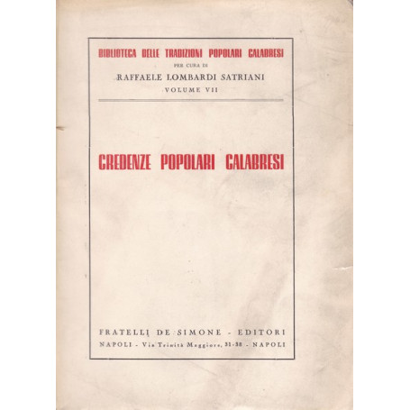 Credenze popolari calabresi
