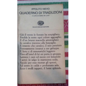 Quaderno di Traduzioni.