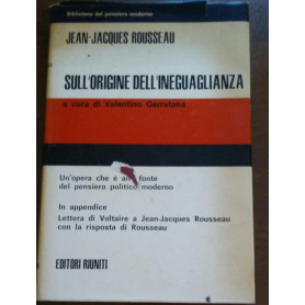 Sull'origine dell'ineguaglianzaLibrisaggi