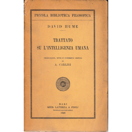 Trattato su l'intelligenza umana