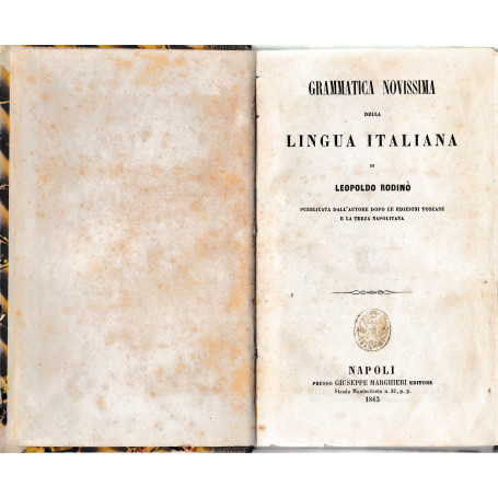 Grammatica novissima della lingua italiana