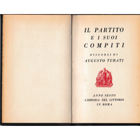 Il partito e i suoi compitiLibrisaggi