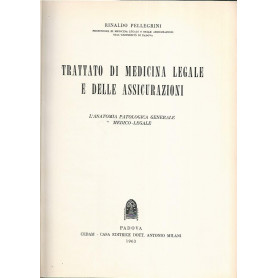 Trattato di medicina legale e delle assicurazioni IV