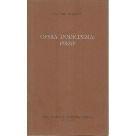 Opera dodicesima:poesie