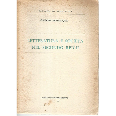 Letteratura e società nel secondo reich