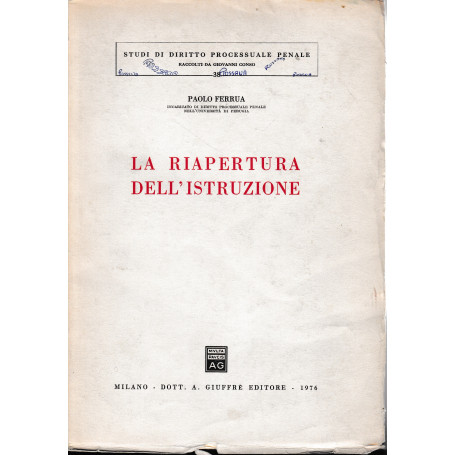 La riapertura dell'istruzione