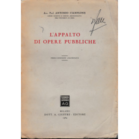 L'appalto di opere pubbiche