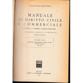 Manuale di diritto civile e commerciale