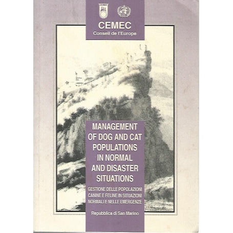 Management of dog and cat in normal disaster situations