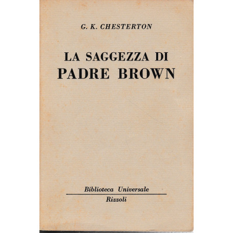 La saggezza di Padre Brown  vol. doppio