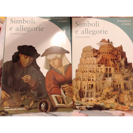 Simboli e allegorie prima simboli del tempo e dello spazio e seconda parte simboli dell' uomo e allegorie