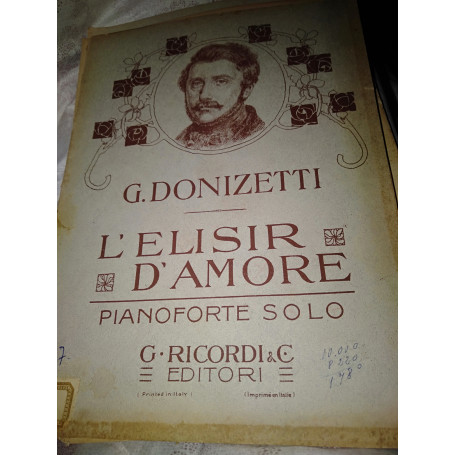 L elisir d' amore pianoforte solo