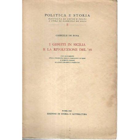 I gesuiti in Sicilia e la rivoluzione del '48