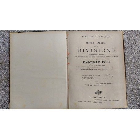Metodo completo per la divisione