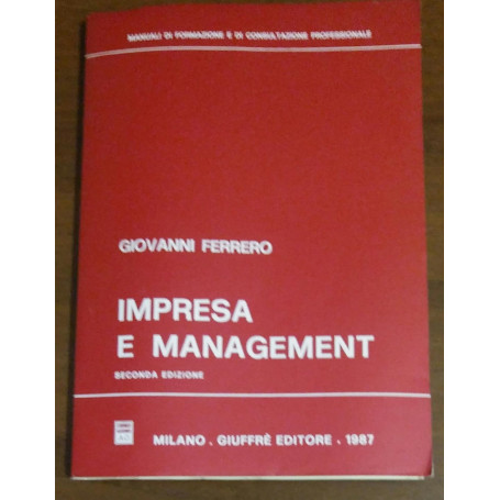 Impresa e management