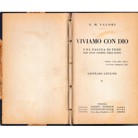 Viviamo con Dio. Una pagina di fede per ogni giorno dell'anno  Gennaio - Giugno