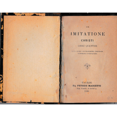 De imitatione Christi  libri quatuor