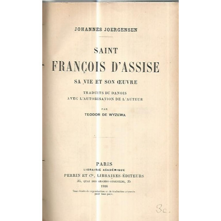 Saint Francois d'Assise