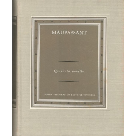 Quaranta novelle.Collana: I grandi scrittori stranieri II-32