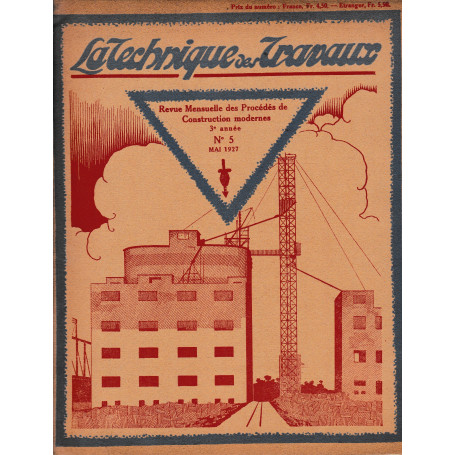 La Technique des Travaux  anno 3°  n. 5  Maggio 1927