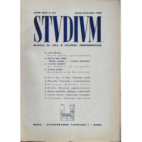 Studium. Rivista di vita e cultura professionale