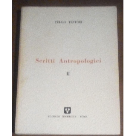SCRITTI ANTROPOLOGICI