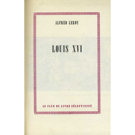 Louis XVI