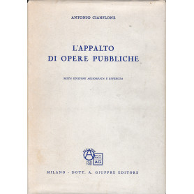 L'appalto di opere pubbliche