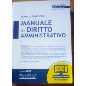 Manuale di diritto amministrativo. Con aggiornamento online