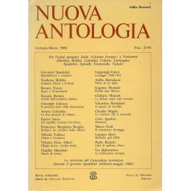 Nuova antologia. Gennaio-Marzo 1984